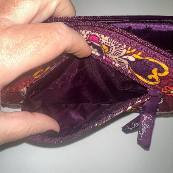 💜 Vera Bradley "Safari Sunset" Zip-Around Wallet / Clutch 🧡 - Picture 6 of 6